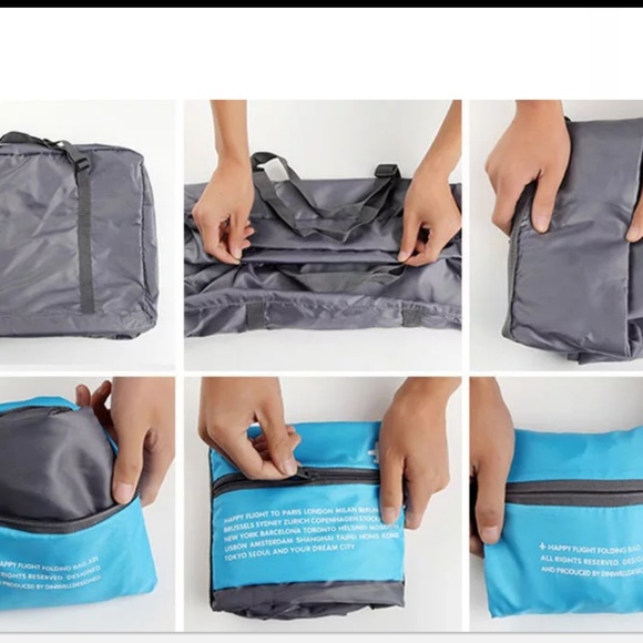 Pink and gray travel weekend duffel hockey gym carryon hospital bag - Picture 6 of 6